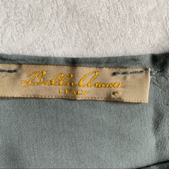 Bella Amore Butterfly print with studs tunic blouse L - Picture 9 of 10